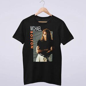Michael Bolton Vintage 90s Concert T Shirt Retro Music Graphic Fan Gift Tee83